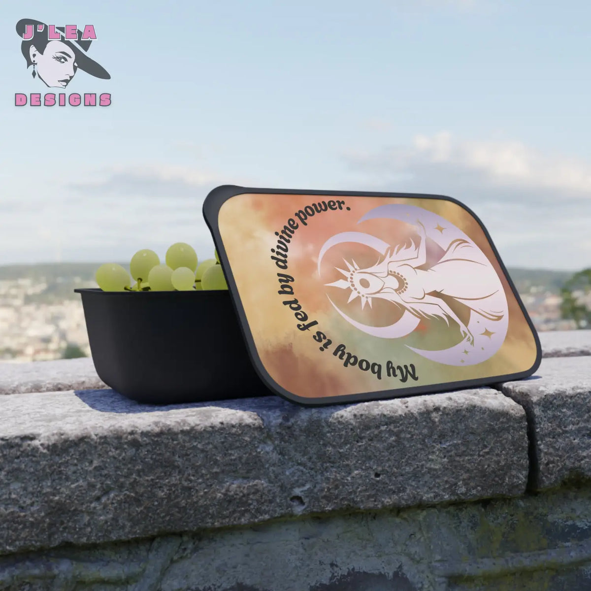 Divine Vessel Affirmation Bento Box Black / 7.4’’ x 5.1’’ x 2.3’’ Accessories