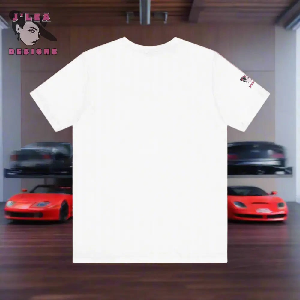 DRIVEN | Adult Unisex Jersey Tee | Typography Design with AI-generated Sports Car | Statement Shirt - J'Lea Designs