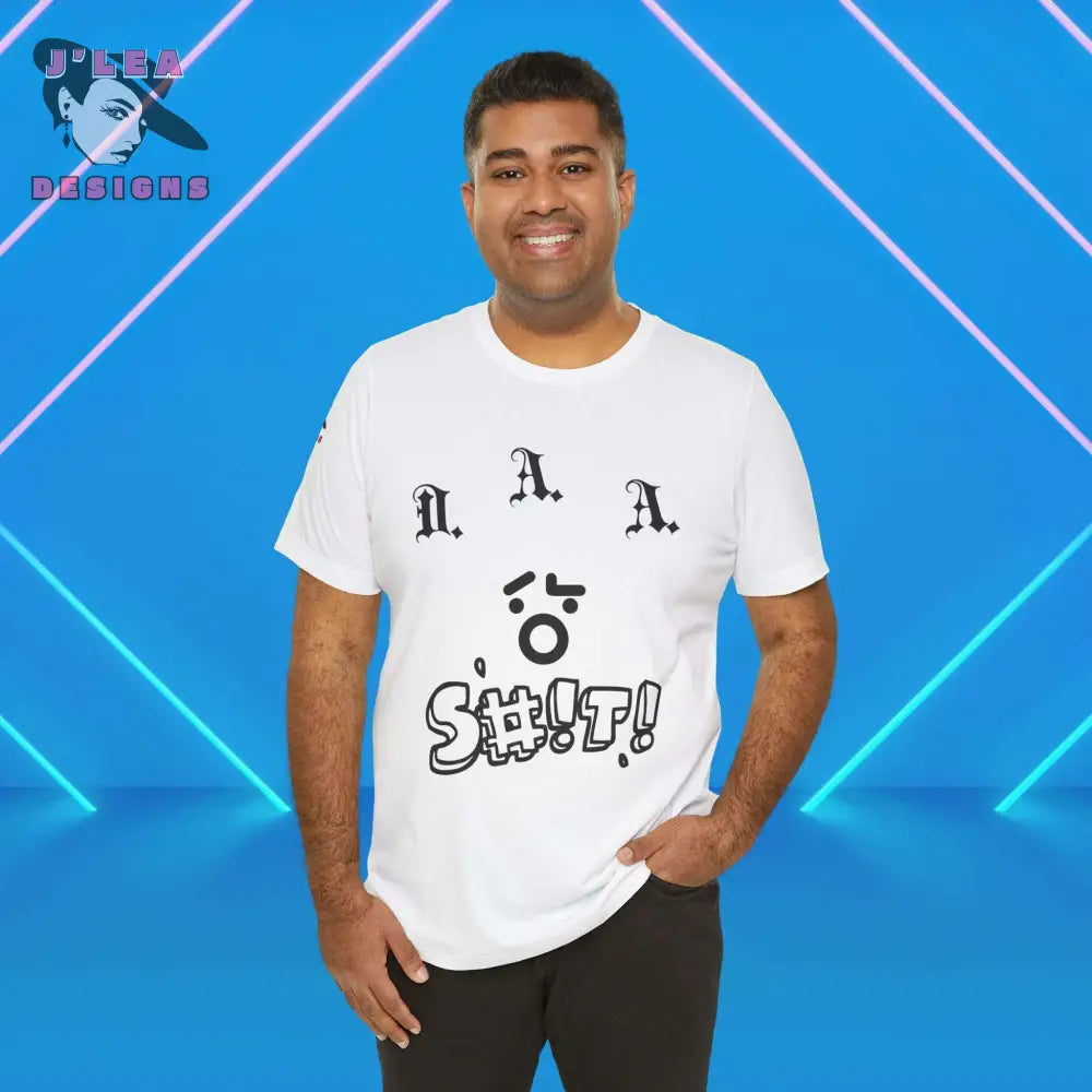 DUMB ASS ALERT (D.A.A.) | Adult Unisex Jersey Tee | Humorous Typography Design | Statement Shirt - J'Lea Designs