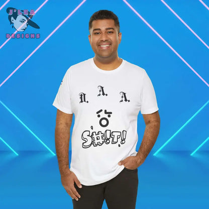 DUMB ASS ALERT (D.A.A.) | Adult Unisex Jersey Tee | Humorous Typography Design | Statement Shirt - J'Lea Designs