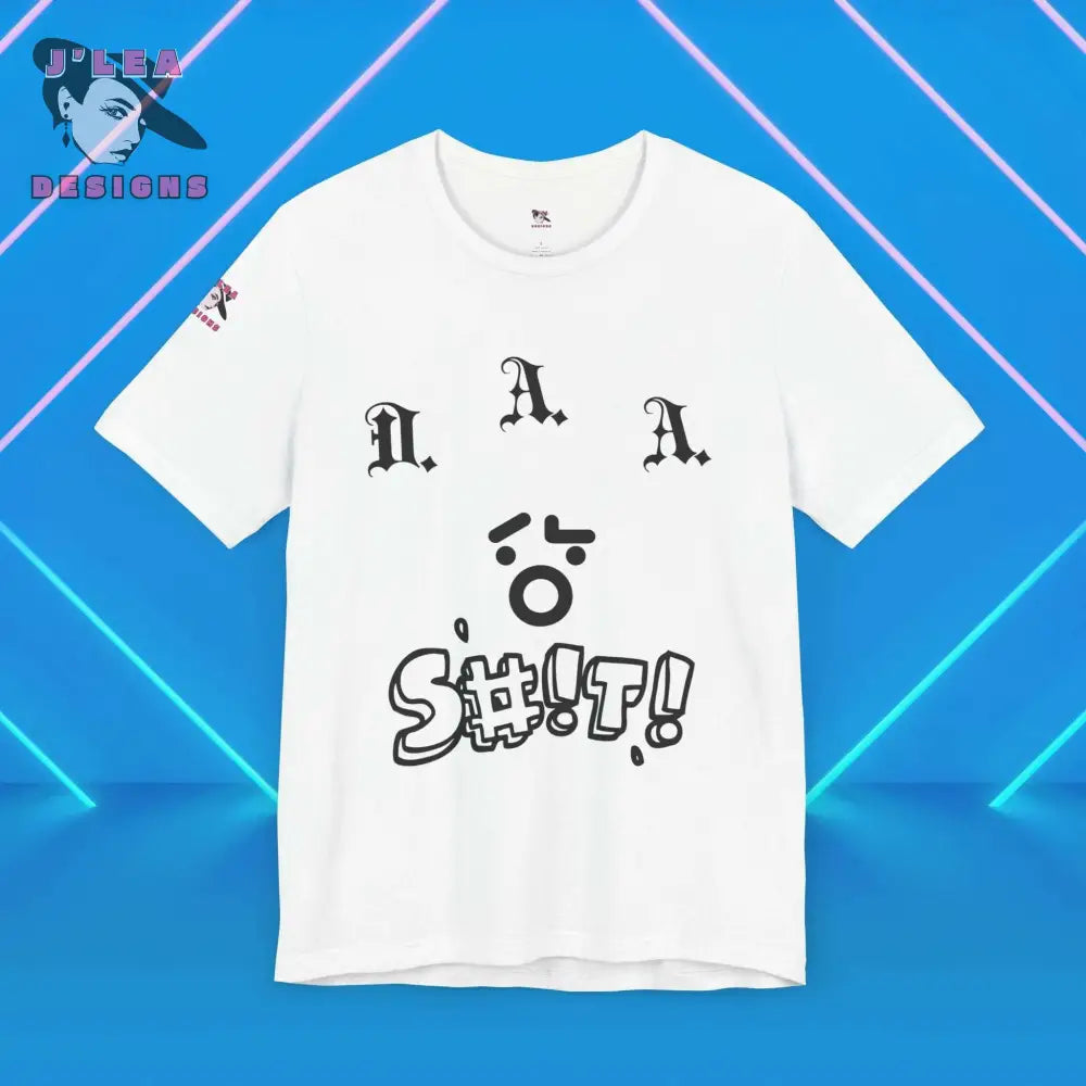 DUMB ASS ALERT (D.A.A.) | Adult Unisex Jersey Tee | Humorous Typography Design | Statement Shirt - J'Lea Designs