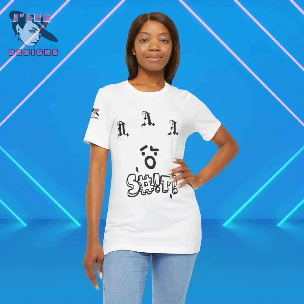 DUMB ASS ALERT (D.A.A.) | Adult Unisex Jersey Tee | Humorous Typography Design | Statement Shirt - J'Lea Designs