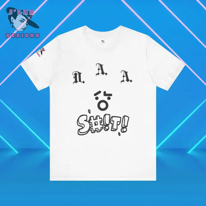 DUMB ASS ALERT (D.A.A.) | Adult Unisex Jersey Tee | Humorous Typography Design | Statement Shirt - J'Lea Designs