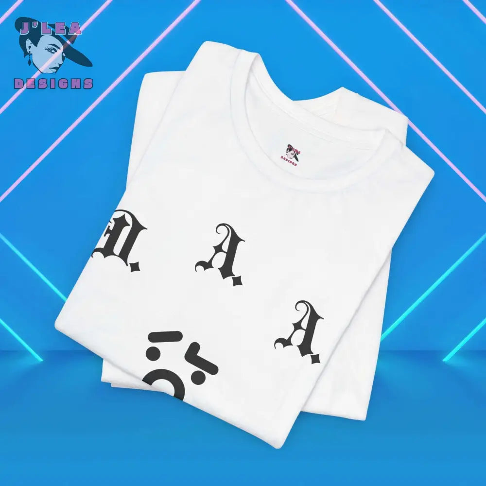 DUMB ASS ALERT (D.A.A.) | Adult Unisex Jersey Tee | Humorous Typography Design | Statement Shirt - J'Lea Designs