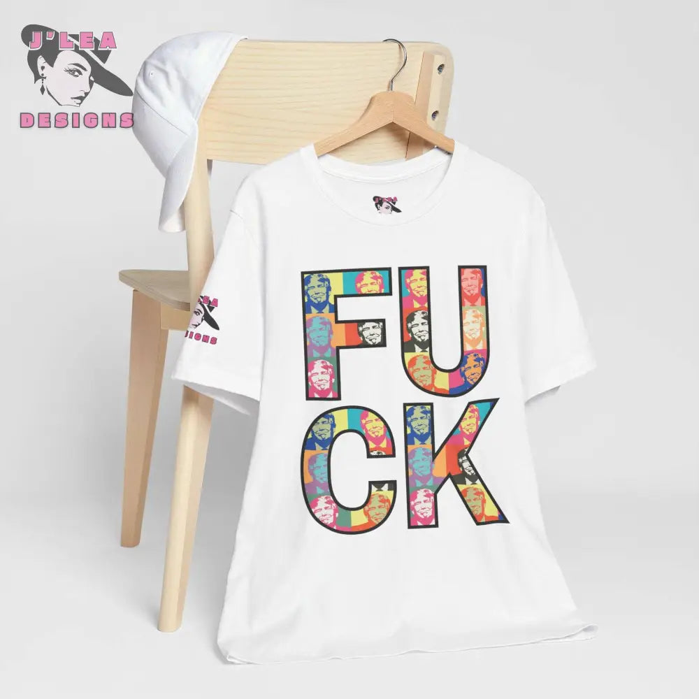 F%$ K TRUMP: Pop Art Style | Adult Unisex Jersey Tee | Typography Design | Statement Shirt - J'Lea Designs