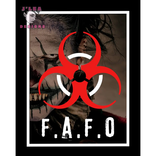 FAFO Downloadable Radioactive Clown Art Print - Download and Print Art by J'Lea Designs