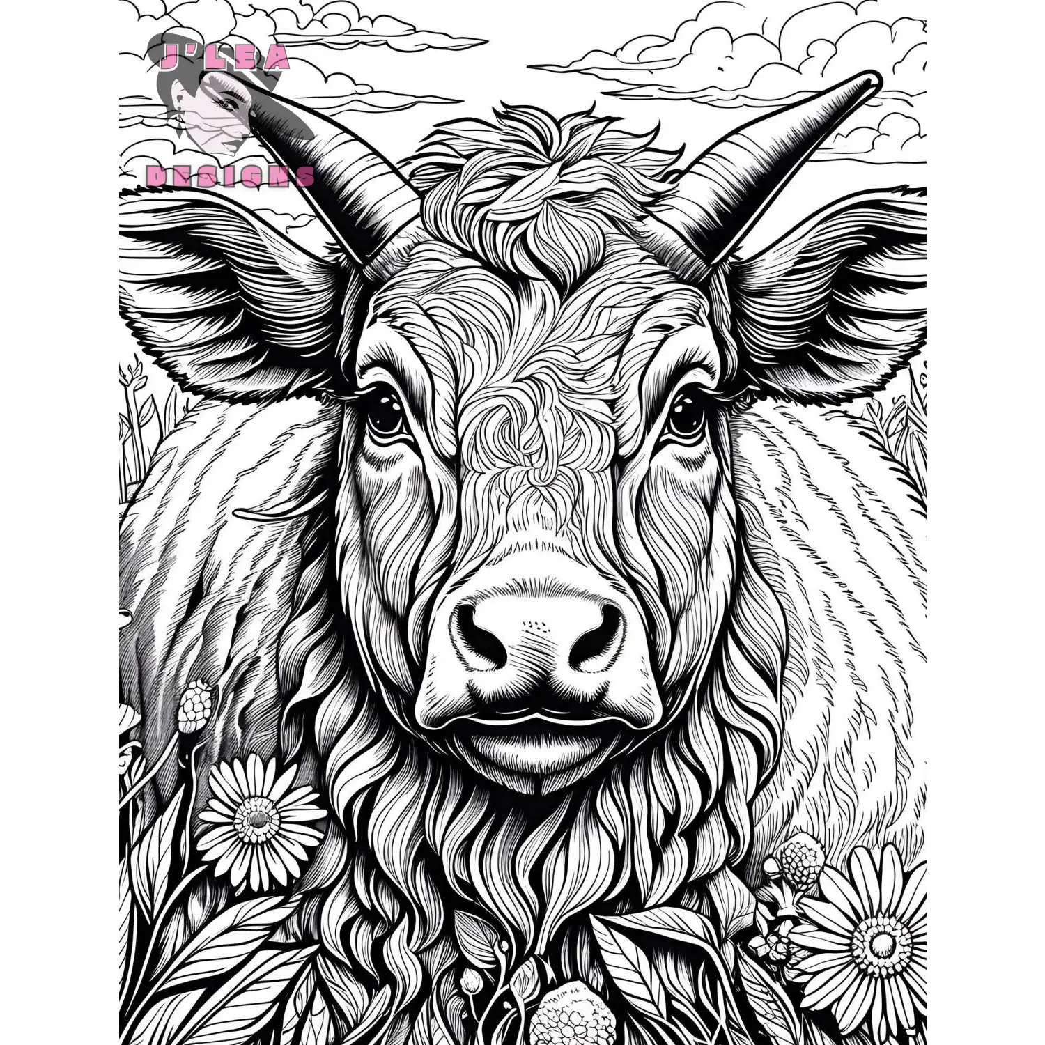 Farm Animals Coloring Pages Awaken Meditative Beauty - Coloring Page