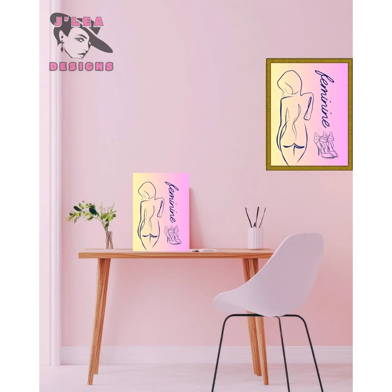 Feminine Form Line Art Print - Download and Print Art