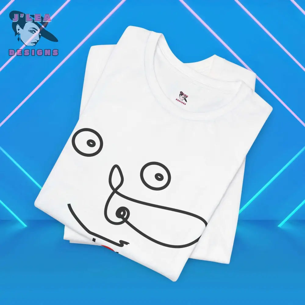 FUNNY FACE | Adult Unisex Jersey Tee | YOLO | Typography | Statement Shirt - J'Lea Designs