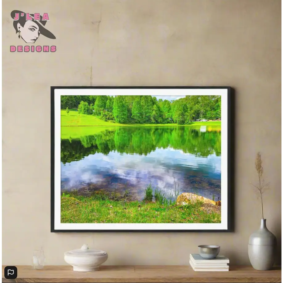 Galax Virginia Breathtaking Framed Fine Art Landscape Print by J’Lea Designs - Wall Art