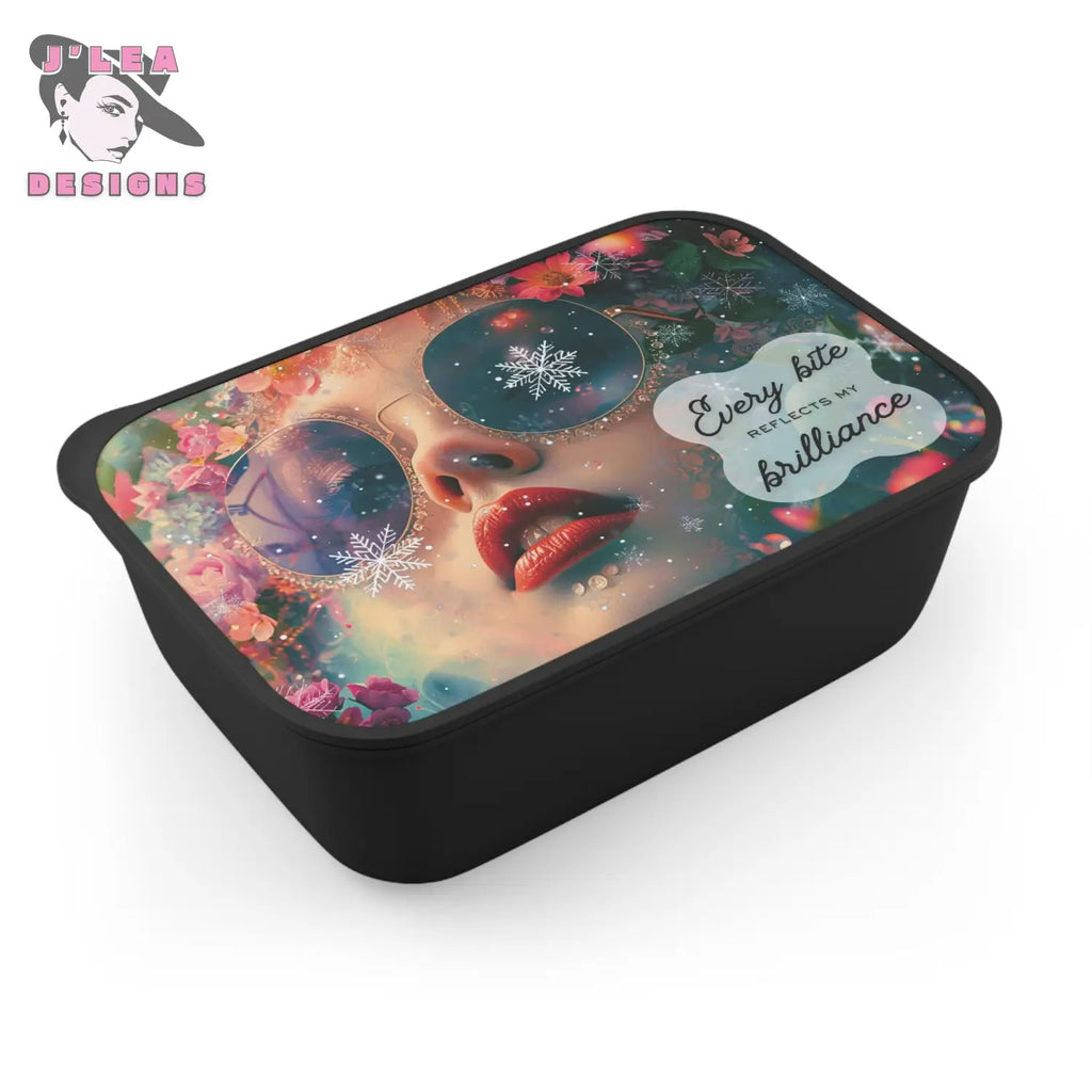 Glam Nourishment Bento Box by J’Lea Designs – Limited-Edition - Transformative Print for the Mindful and Eco-Friendly
