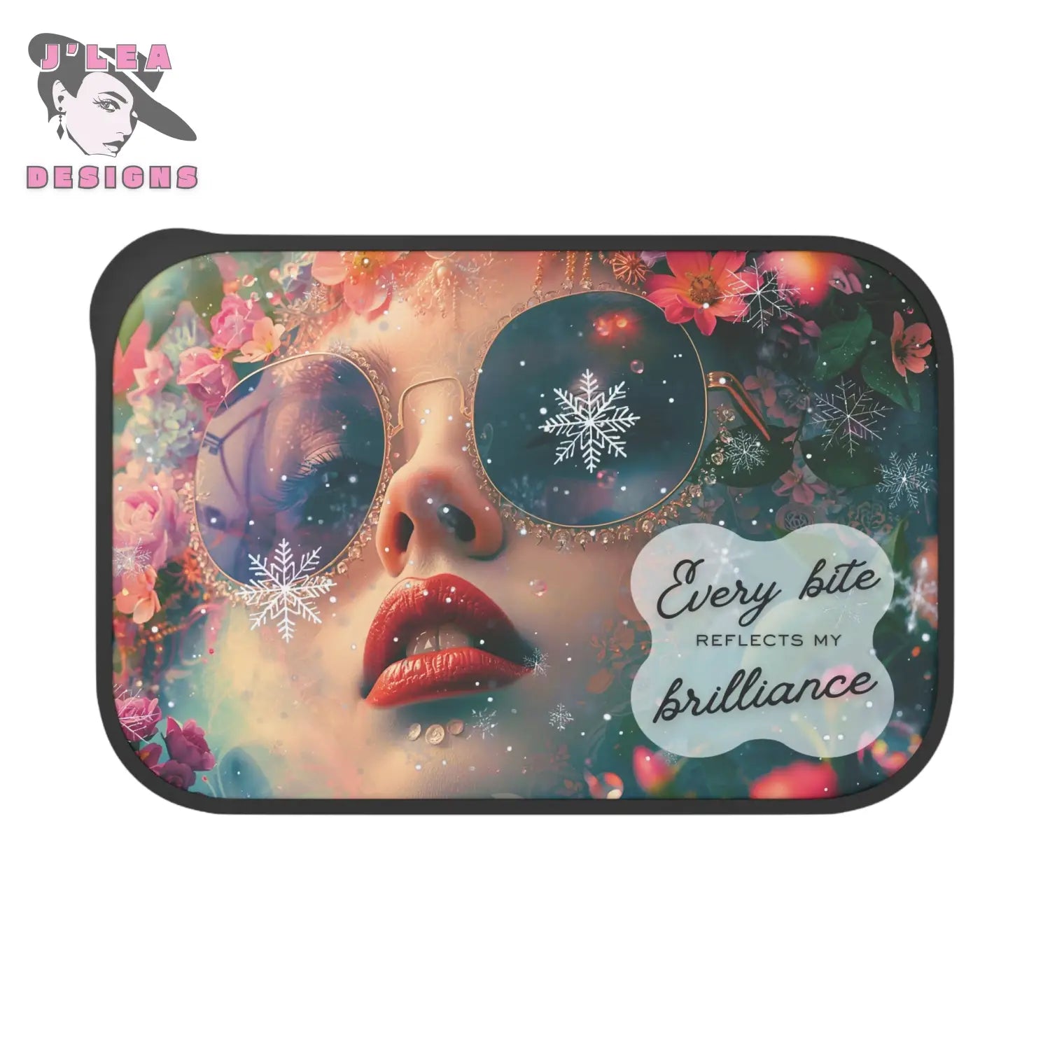 Glam Nourishment Bento Box by J’Lea Designs – Limited-Edition - Transformative Print for the Mindful and Eco-Friendly