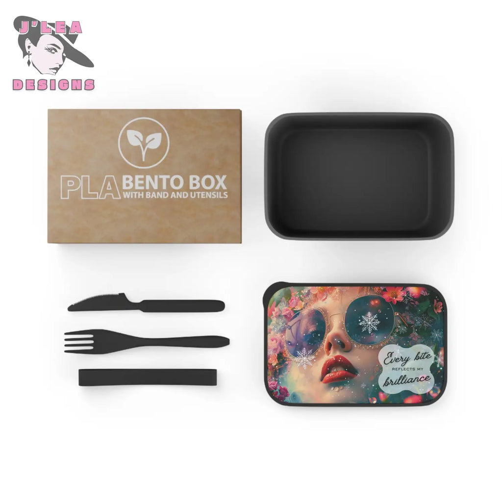 Glam Nourishment Bento Box by J’Lea Designs – Limited-Edition - Transformative Print for the Mindful and Eco-Friendly