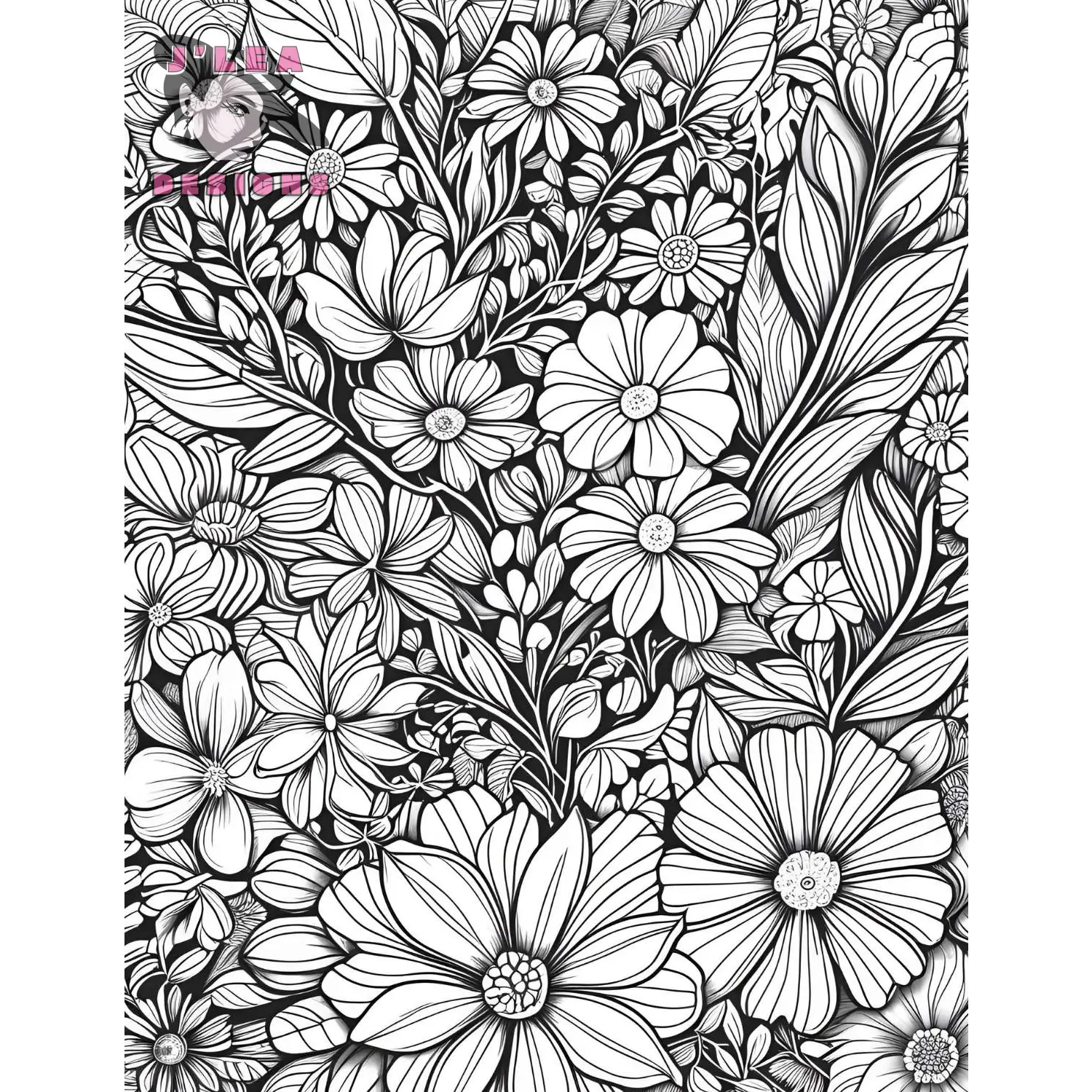 Intricate Botanicals Coloring Pages Awaken Creativity - Coloring Page