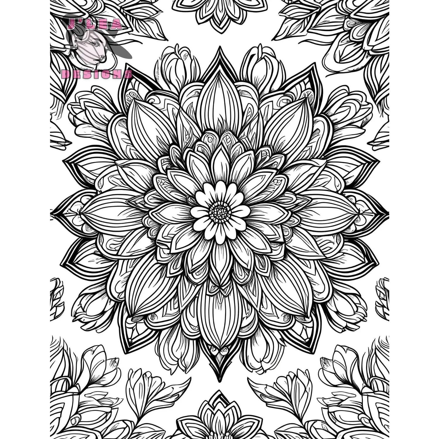 Intricate Botanicals Coloring Pages Awaken Creativity - Coloring Page
