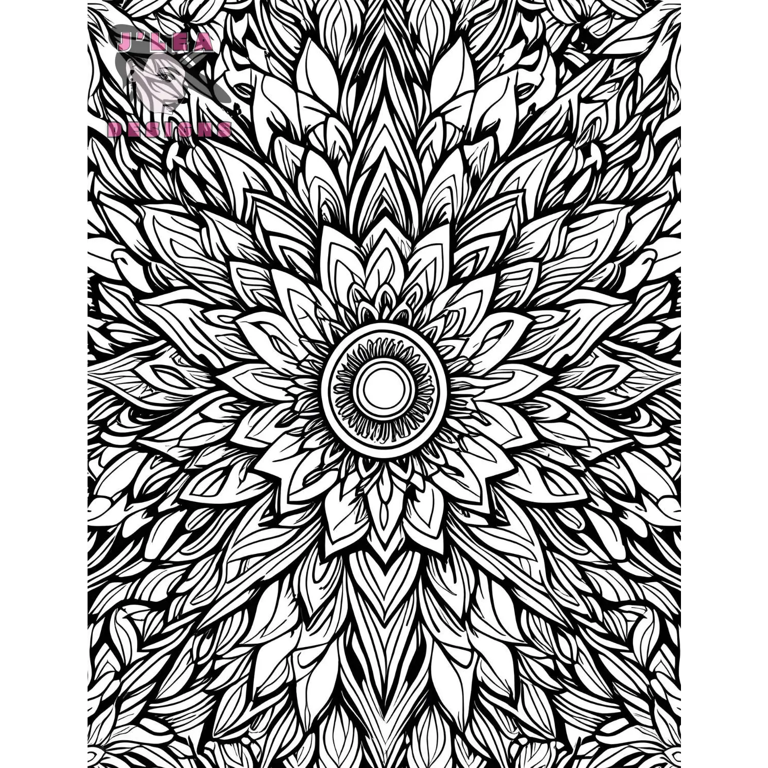 Intricate Botanicals Coloring Pages Awaken Creativity - Coloring Page