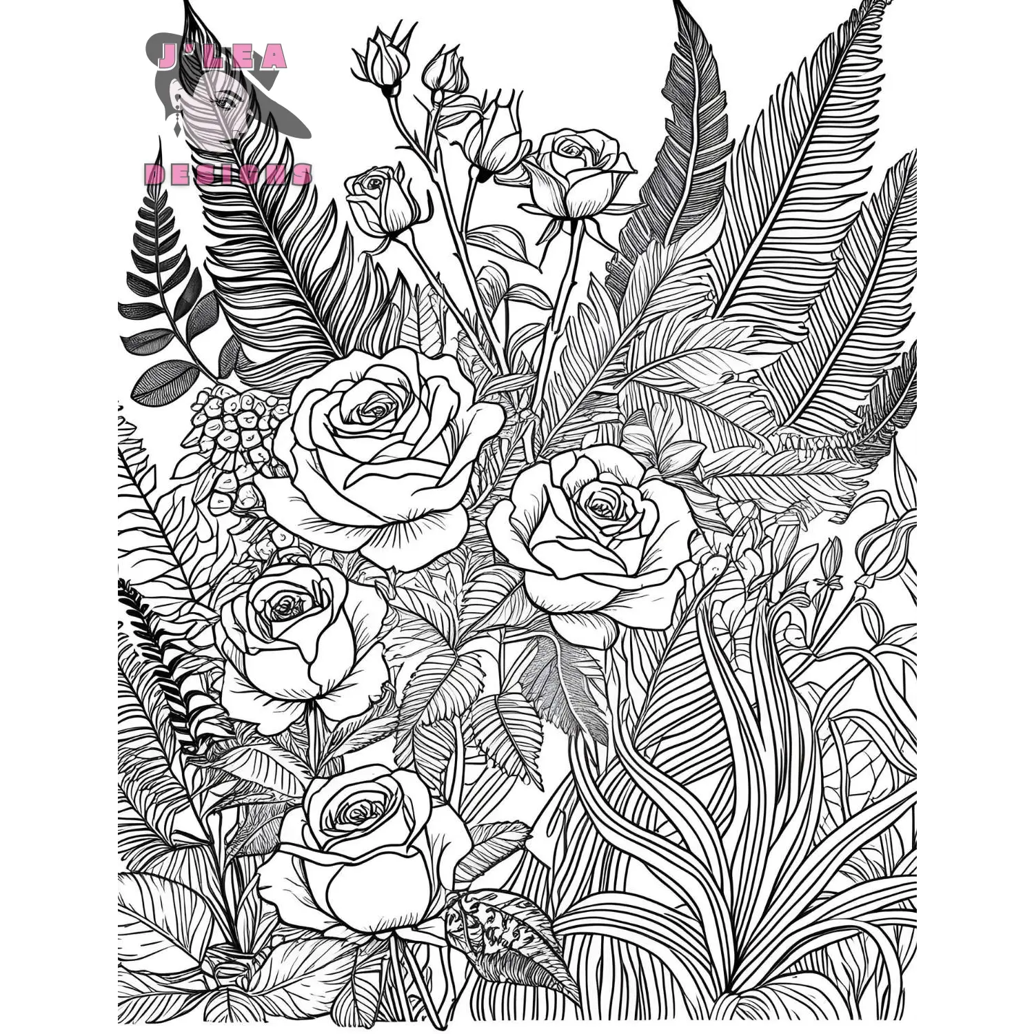 Intricate Botanicals Coloring Pages Awaken Creativity - Coloring Page