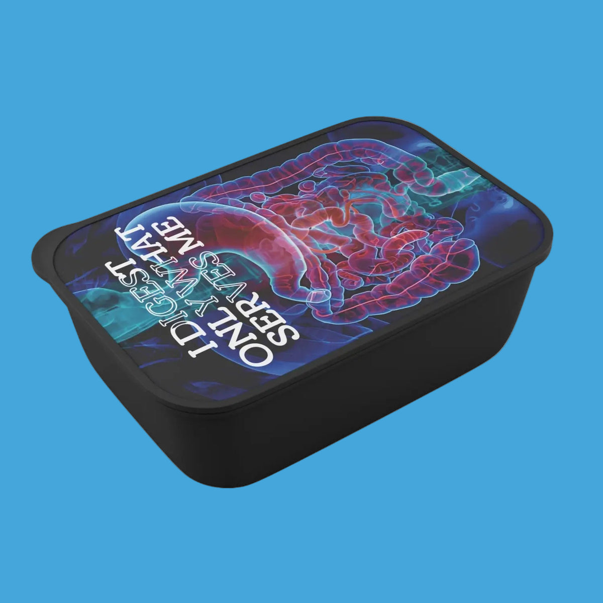 Limited Edition - Truth in the Gut by J’Lea Designs - X-Ray Style Bento Box with Utensils - Perfect for Lunch on the Go