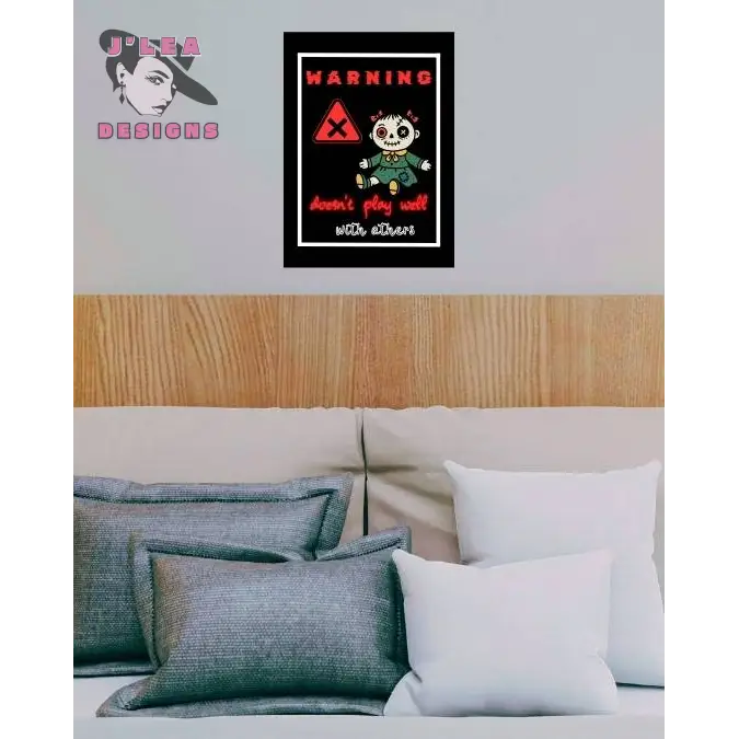 Misfit Doll Art Print Doesn’t Play Well With Others - Download and Print Art