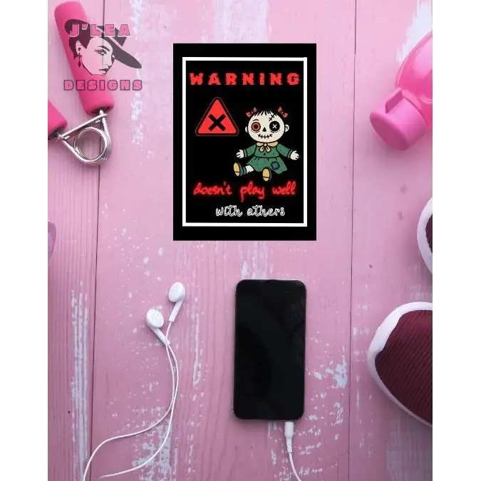 Misfit Doll Art Print Doesn’t Play Well With Others - Download and Print Art