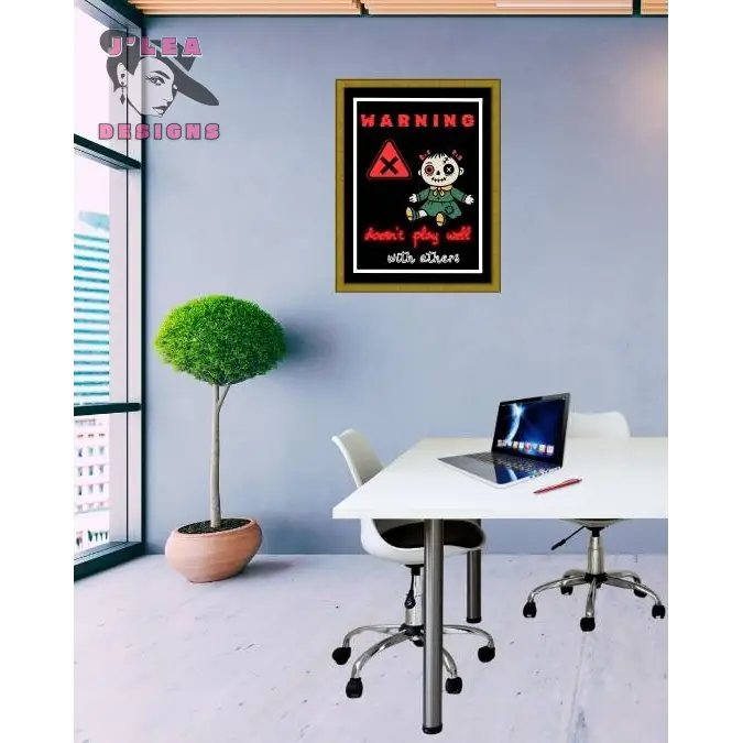 Misfit Doll Art Print Doesn’t Play Well With Others - Download and Print Art