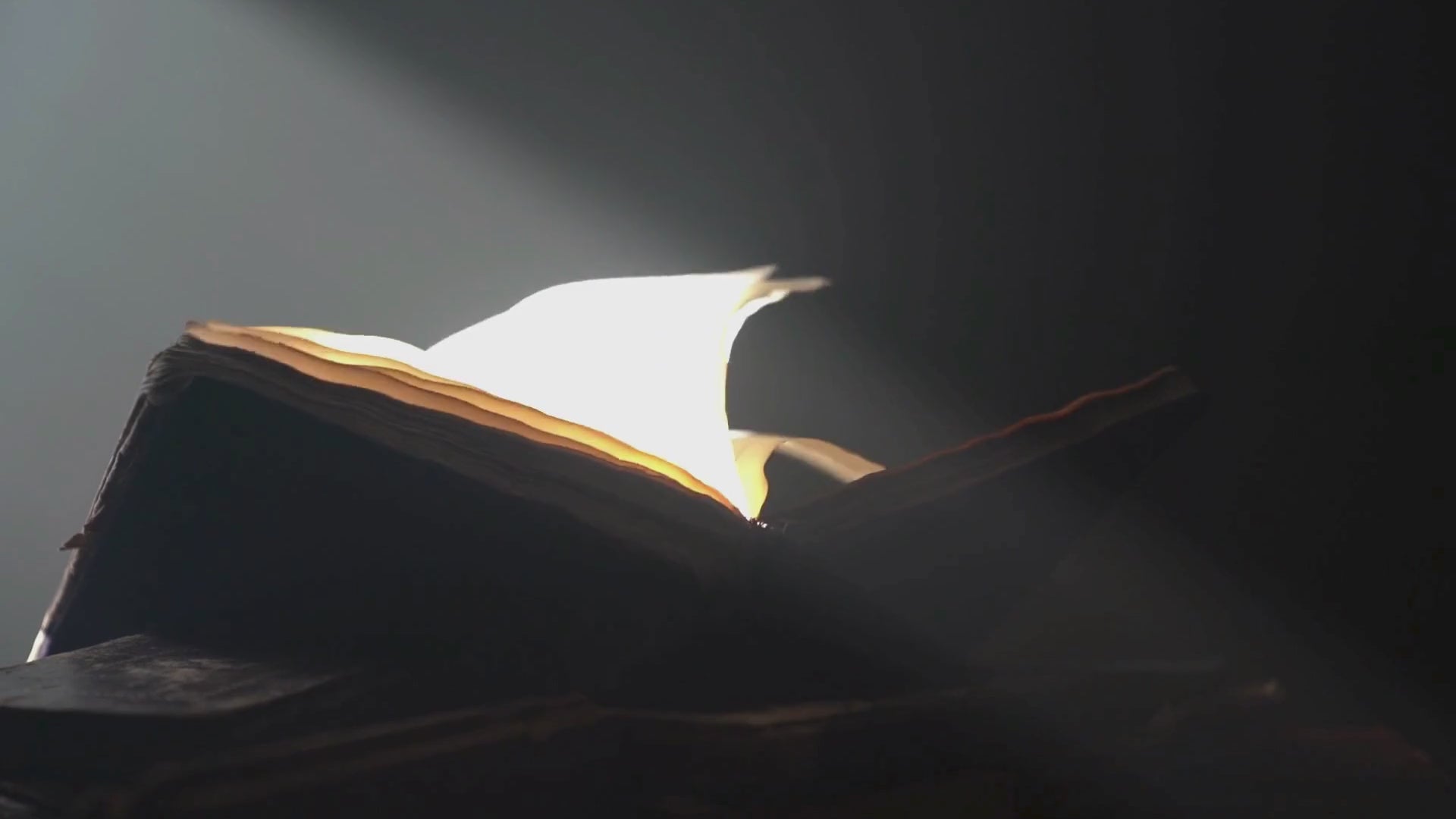 story book video with pages turning with text that sounds like a written letter from someone important.