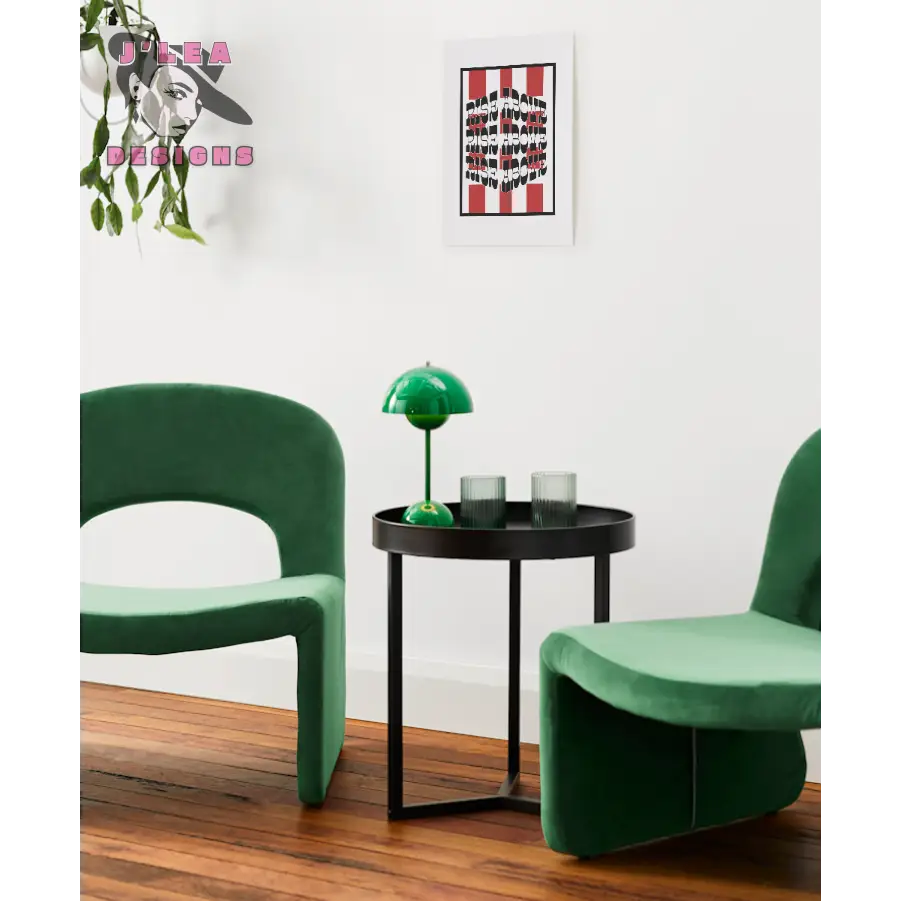 Rise Above - Crimson Impact Edition - Digital Art Print by J’Lea Designs - Download and Print Art