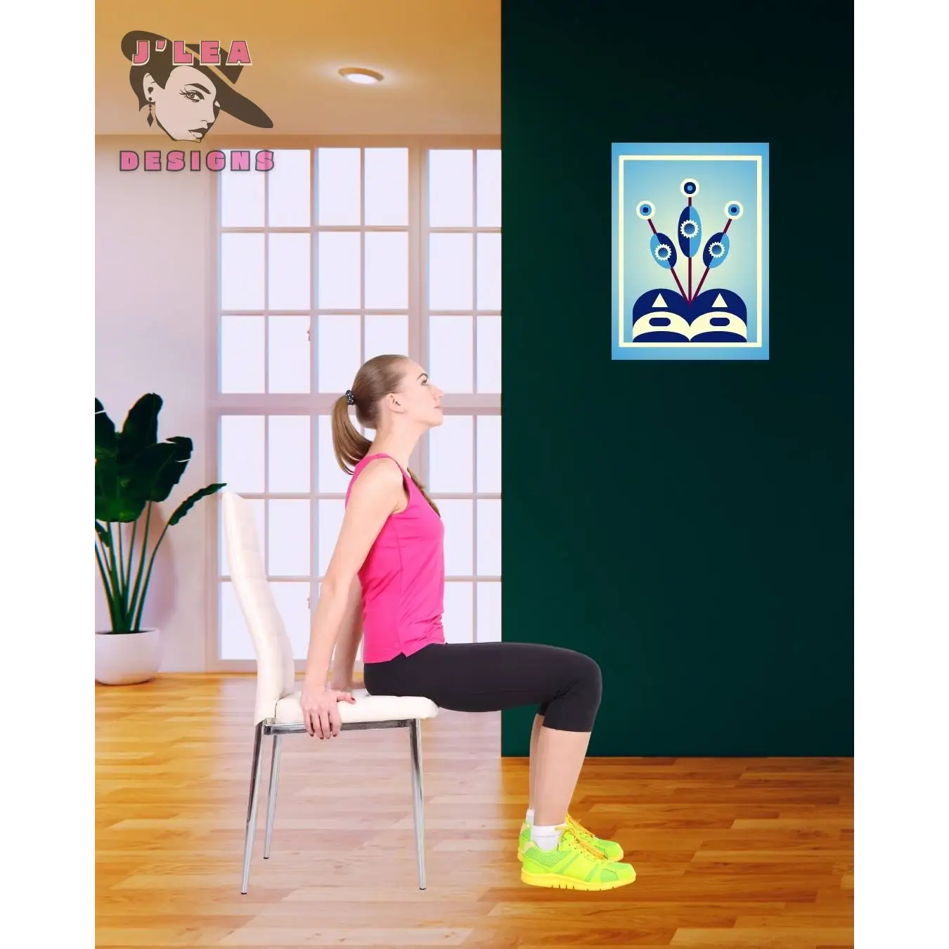 Sacred Bloom Geometric Cosmic Art Print - Download and Print Art