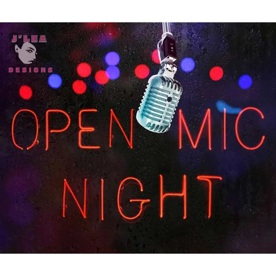 Saturday Night Open Mic – A Celebration of Creativity & Expression | Themed | Group Webinar - J'Lea Designs