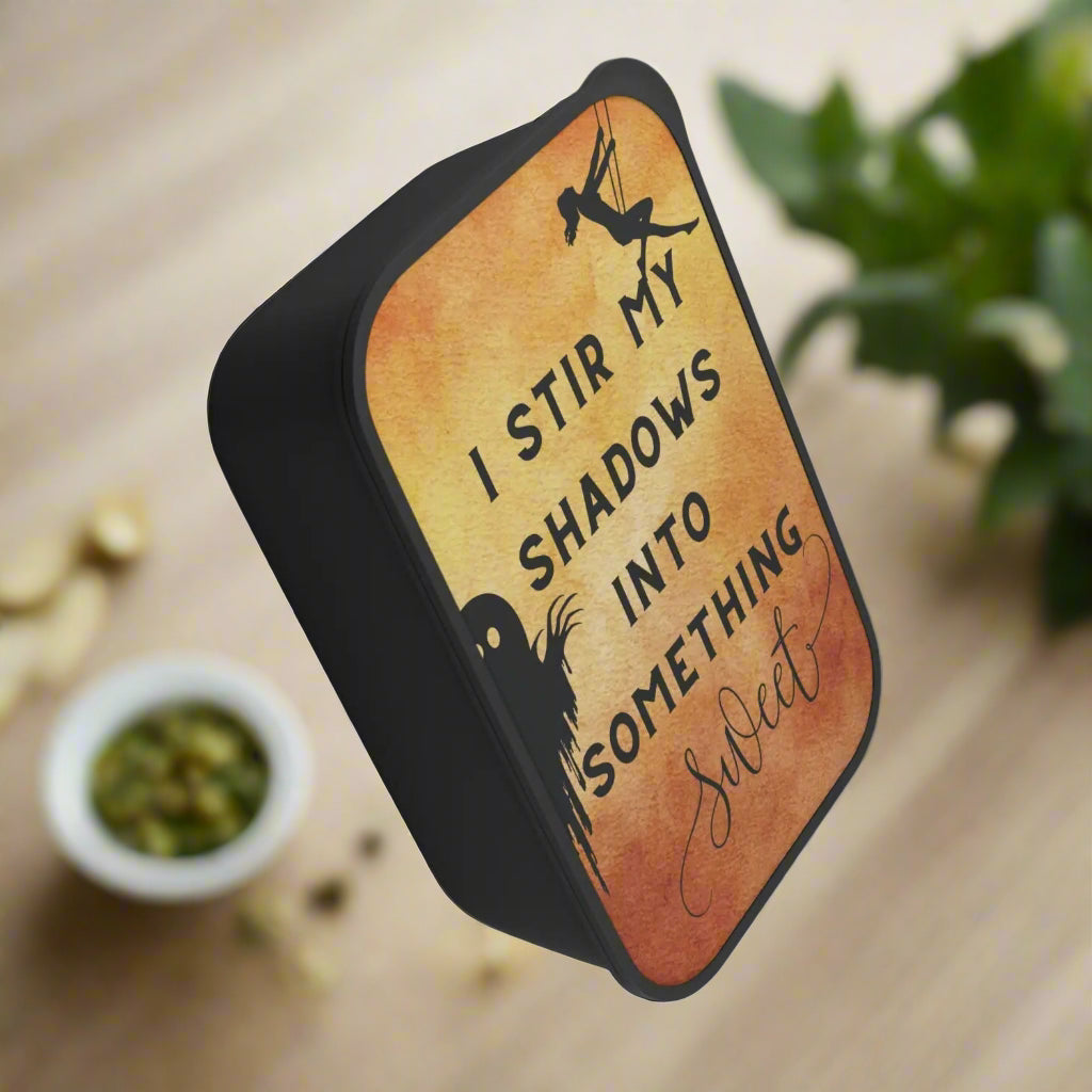 Shadow Confection Limited Edition Bento Box Black / 7.4’’ x 5.1’’ x 2.3’’ with Accessories