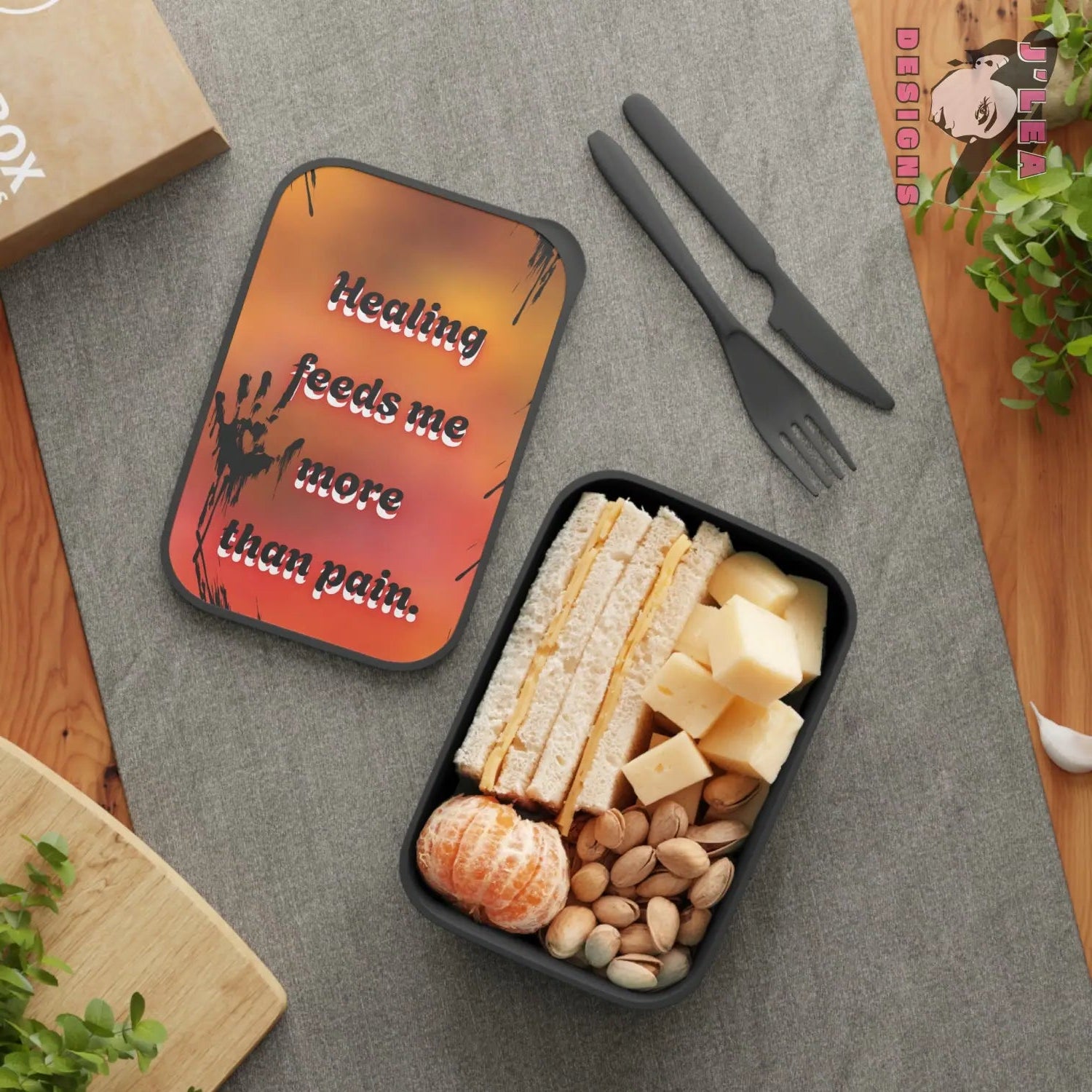 Soulfed Limited Edition Bento Box Accessories Black / 7.4’’ x 5.1’’ x 2.3’’ with Accessories