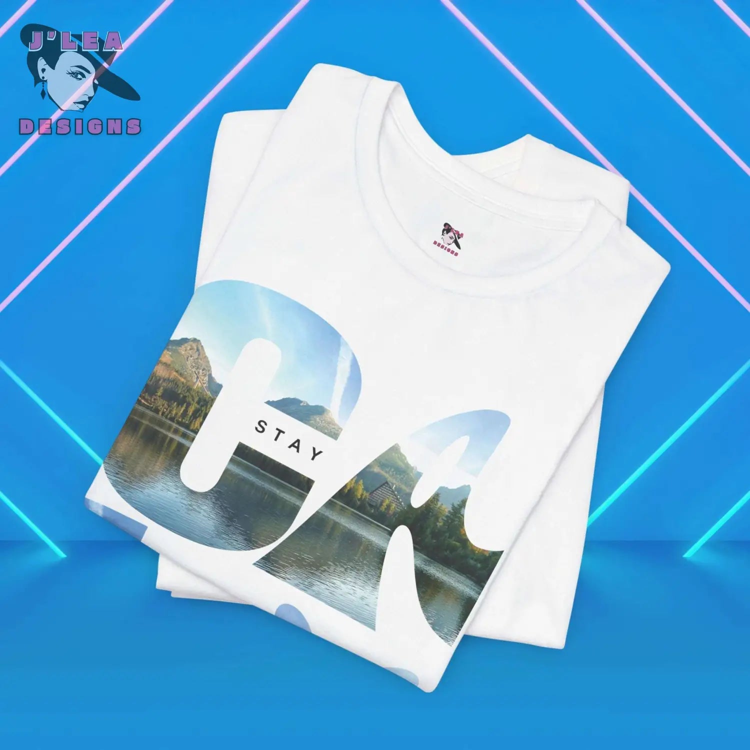 STAY CALM | Adult Unisex Jersey Tee | Typography Design | Statement Shirt - J'Lea Designs