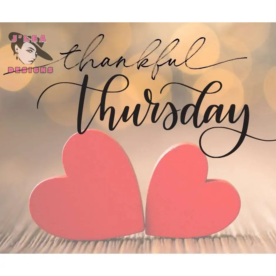 Thankful Thursday: A Heart-Centered Gathering of Gratitude | Themed | Webinar | Group | 1 Session - J'Lea Designs
