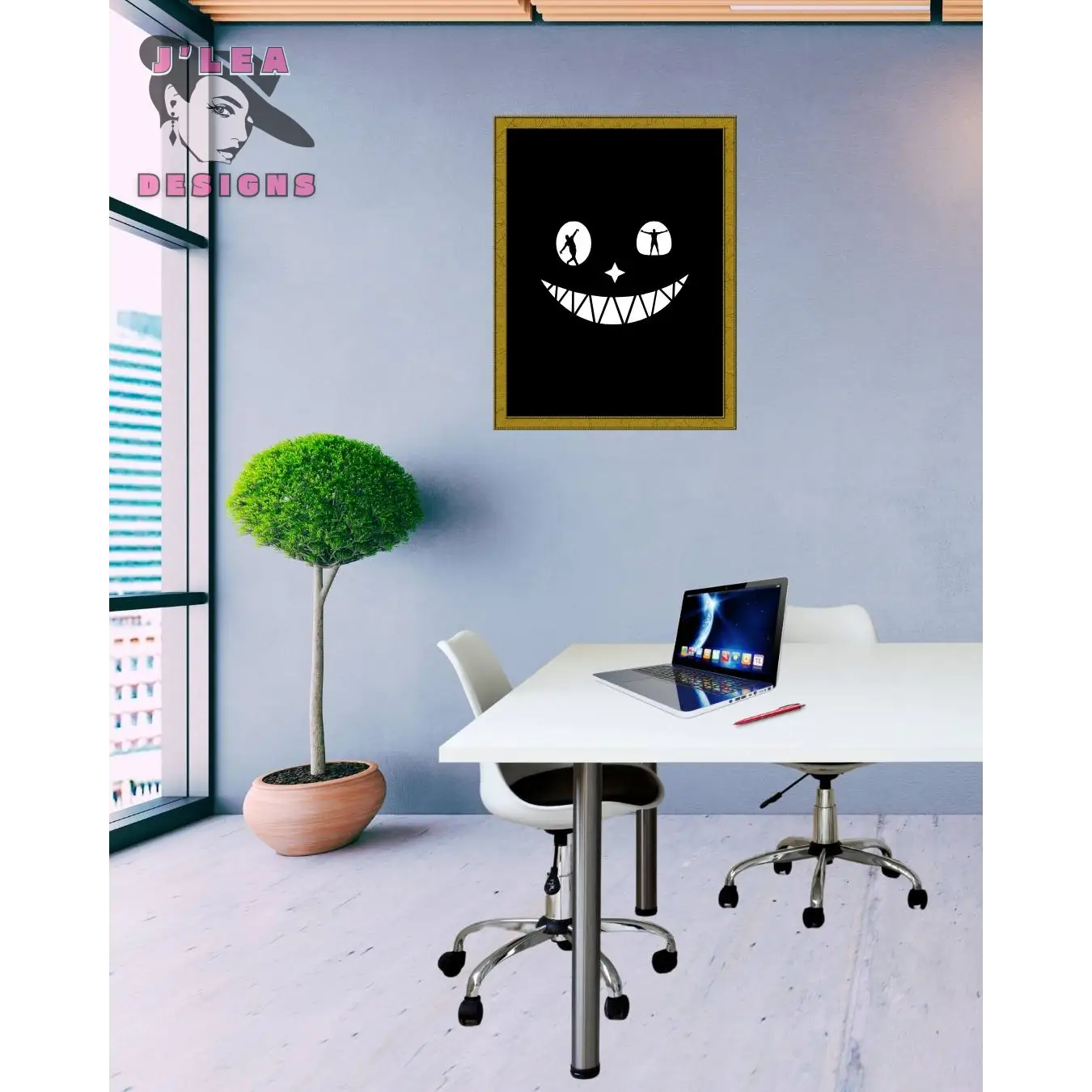 The Smile That Sees You surreal horror art print - Download and Print Art