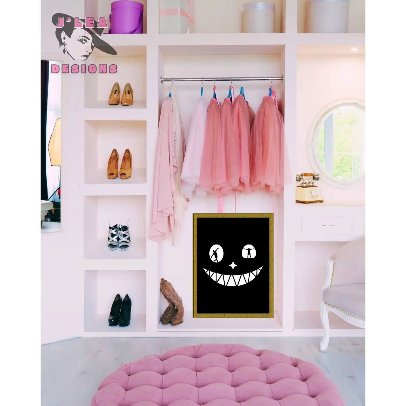 The Smile That Sees You surreal horror art print - Download and Print Art