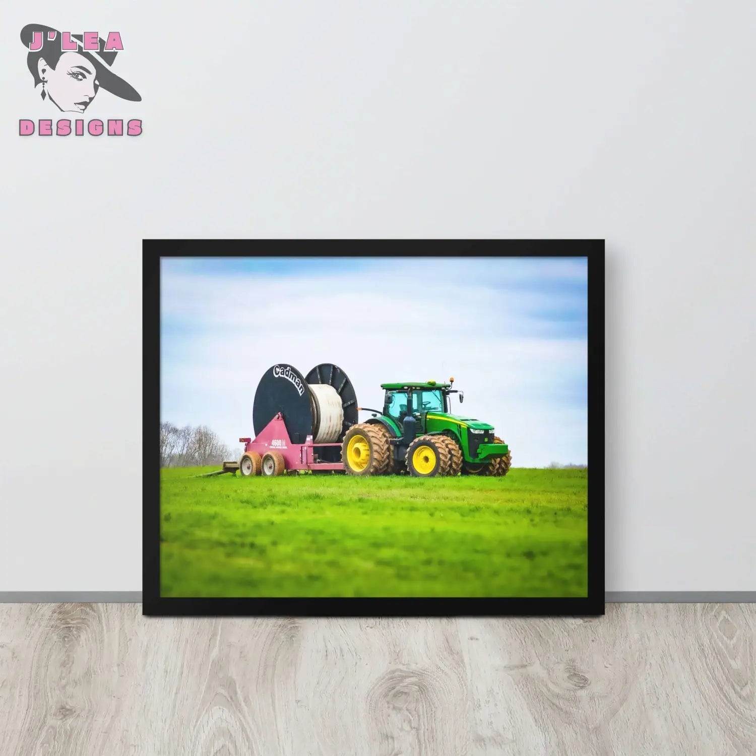 Tractor in the Field | Framed Photography Print - J'Lea Designs
