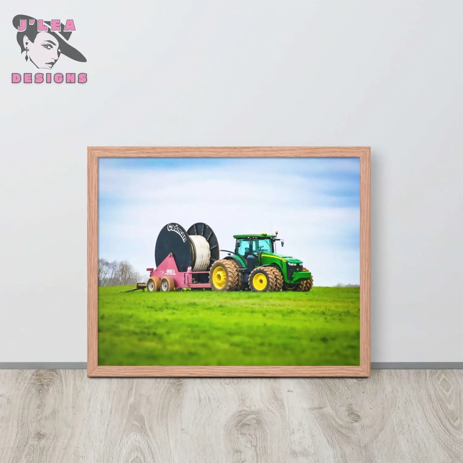 Tractor in the Field | Framed Photography Print - J'Lea Designs