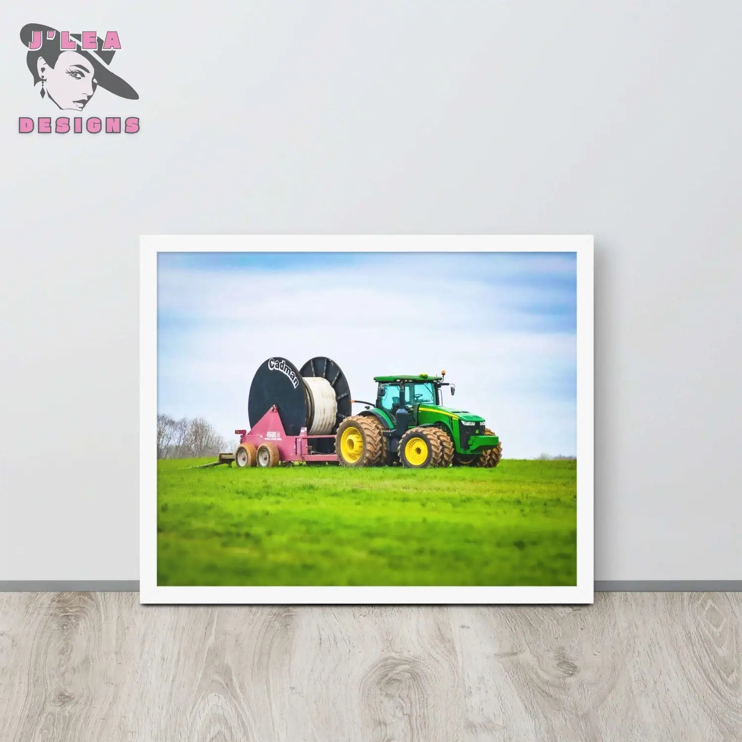Tractor in the Field | Framed Photography Print - J'Lea Designs