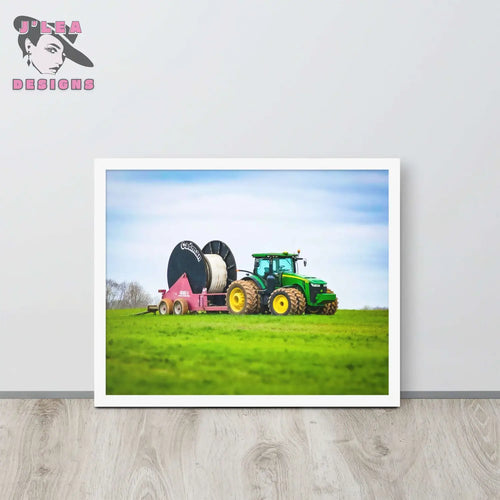 Tractor in the Field | Framed Photography Print - J'Lea Designs