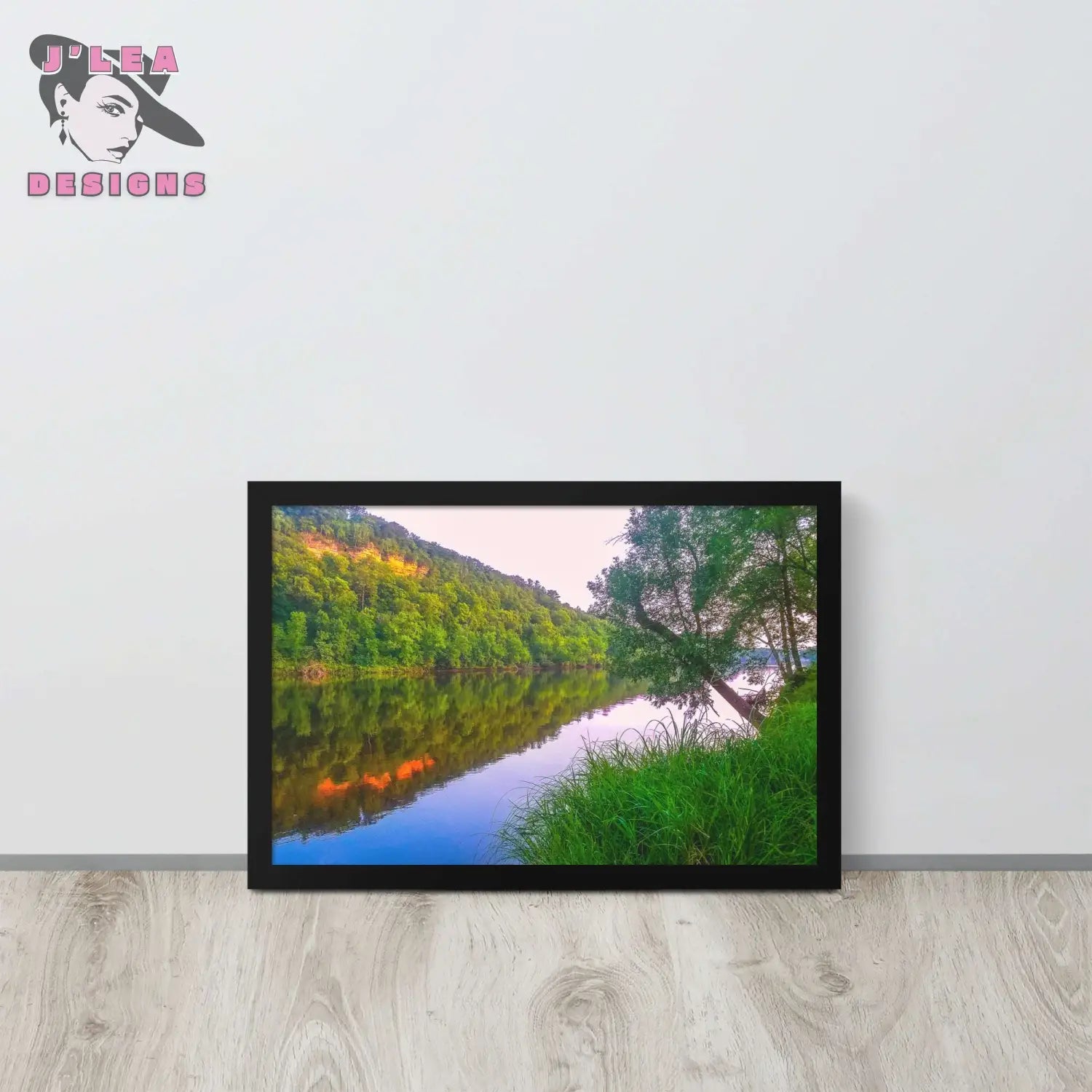 Tranquil Waters: Nature's Reflection | Framed Photography Print - J'Lea Designs