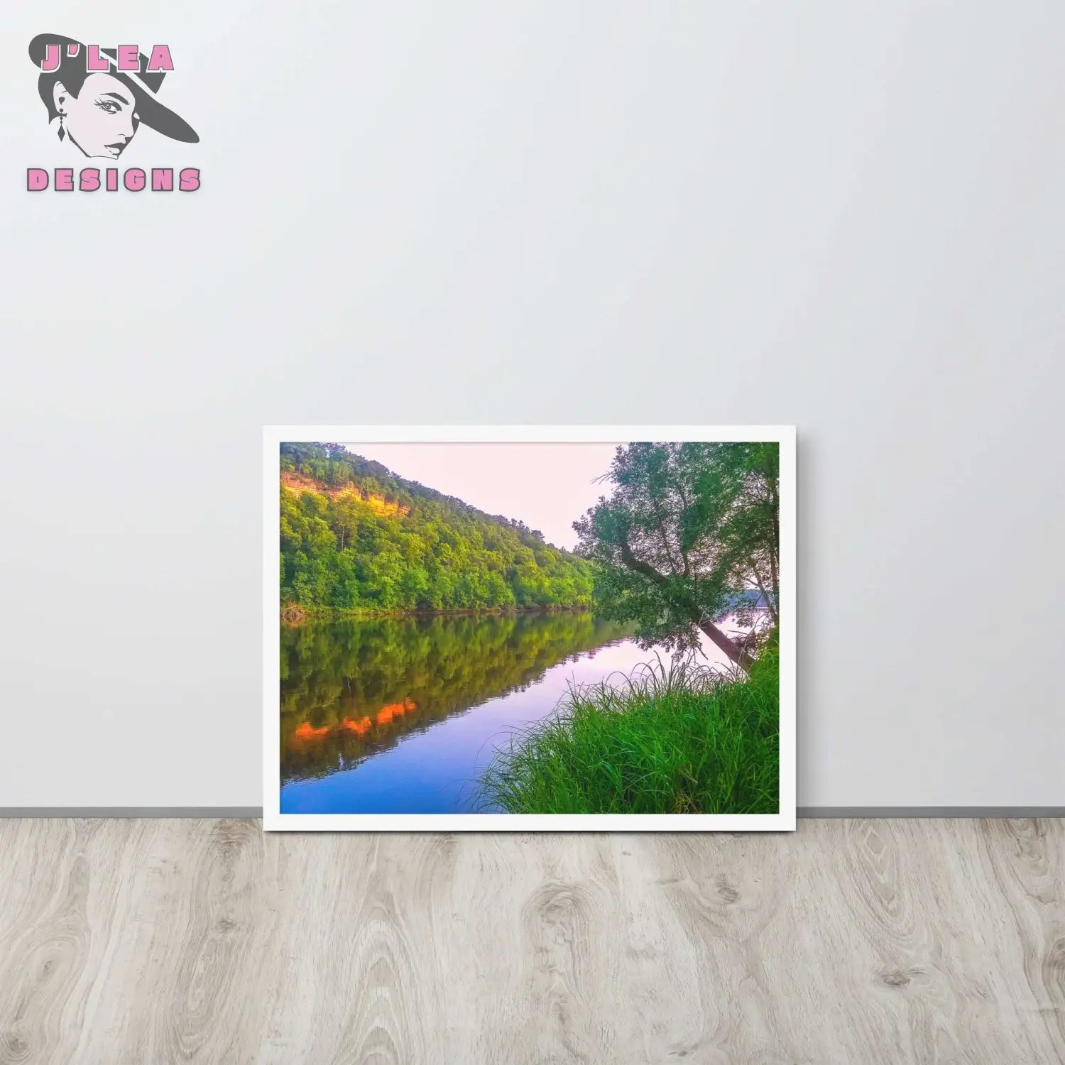 Tranquil Waters: Nature's Reflection | Framed Photography Print - J'Lea Designs