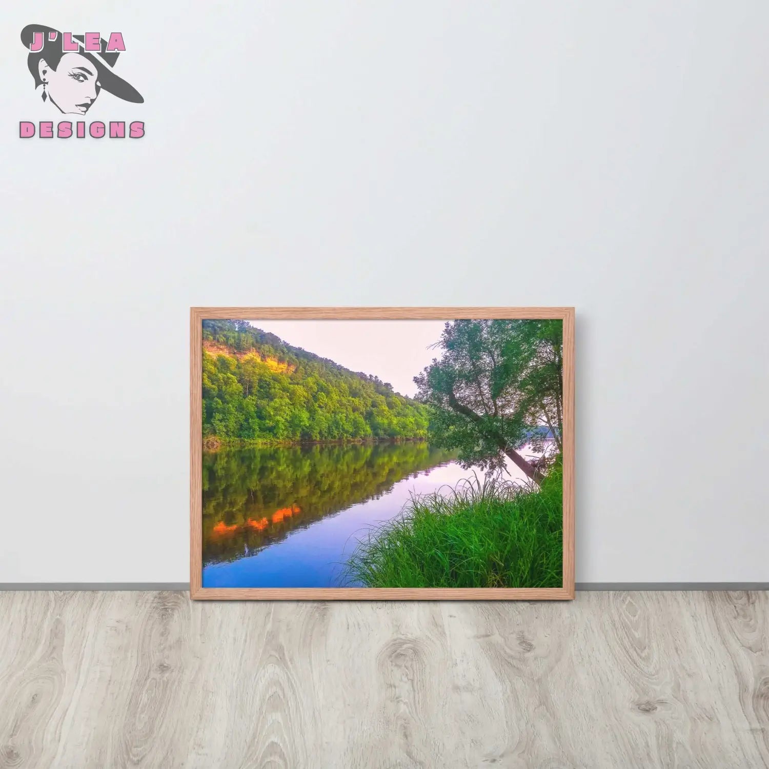 Tranquil Waters: Nature's Reflection | Framed Photography Print - J'Lea Designs