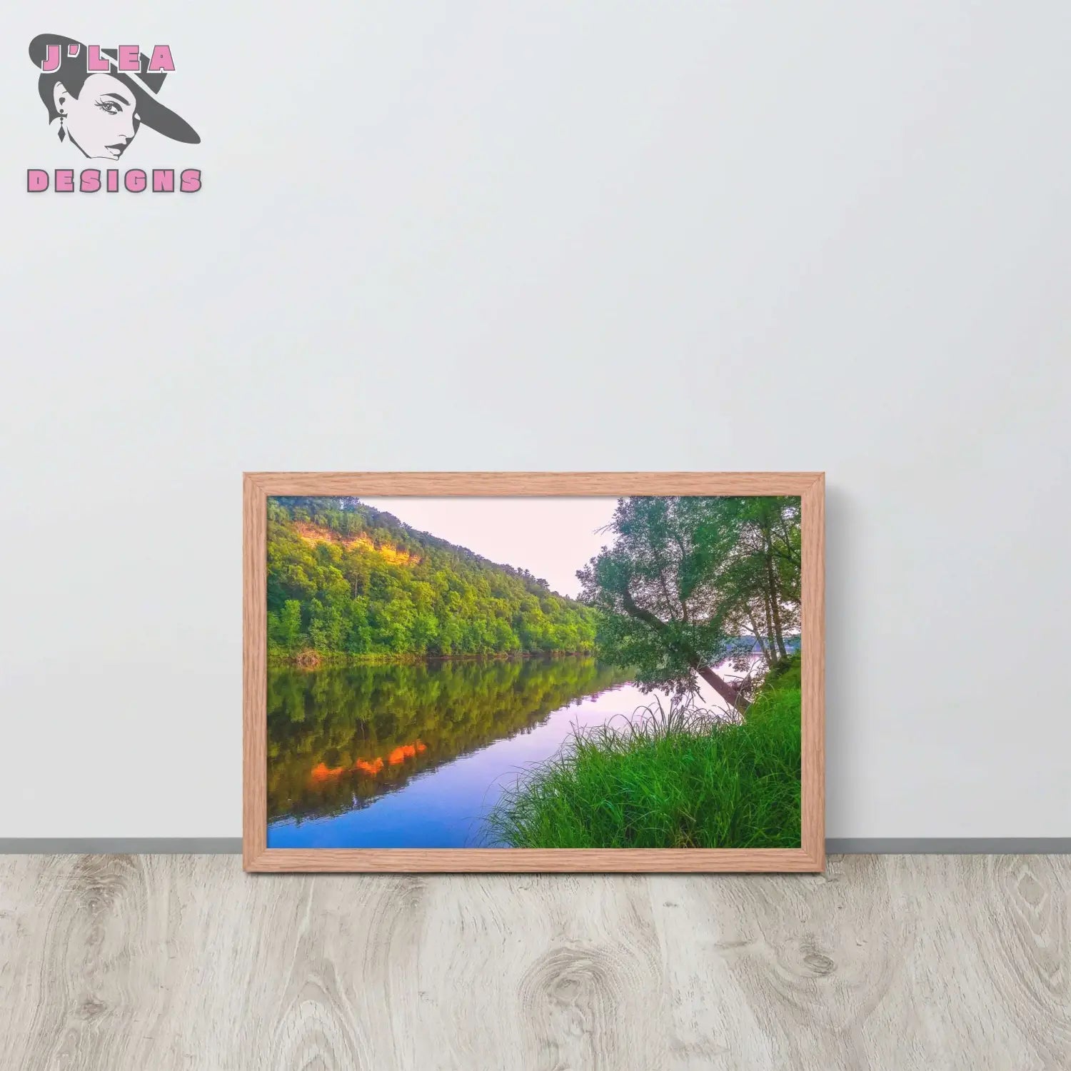 Tranquil Waters: Nature's Reflection | Framed Photography Print - J'Lea Designs