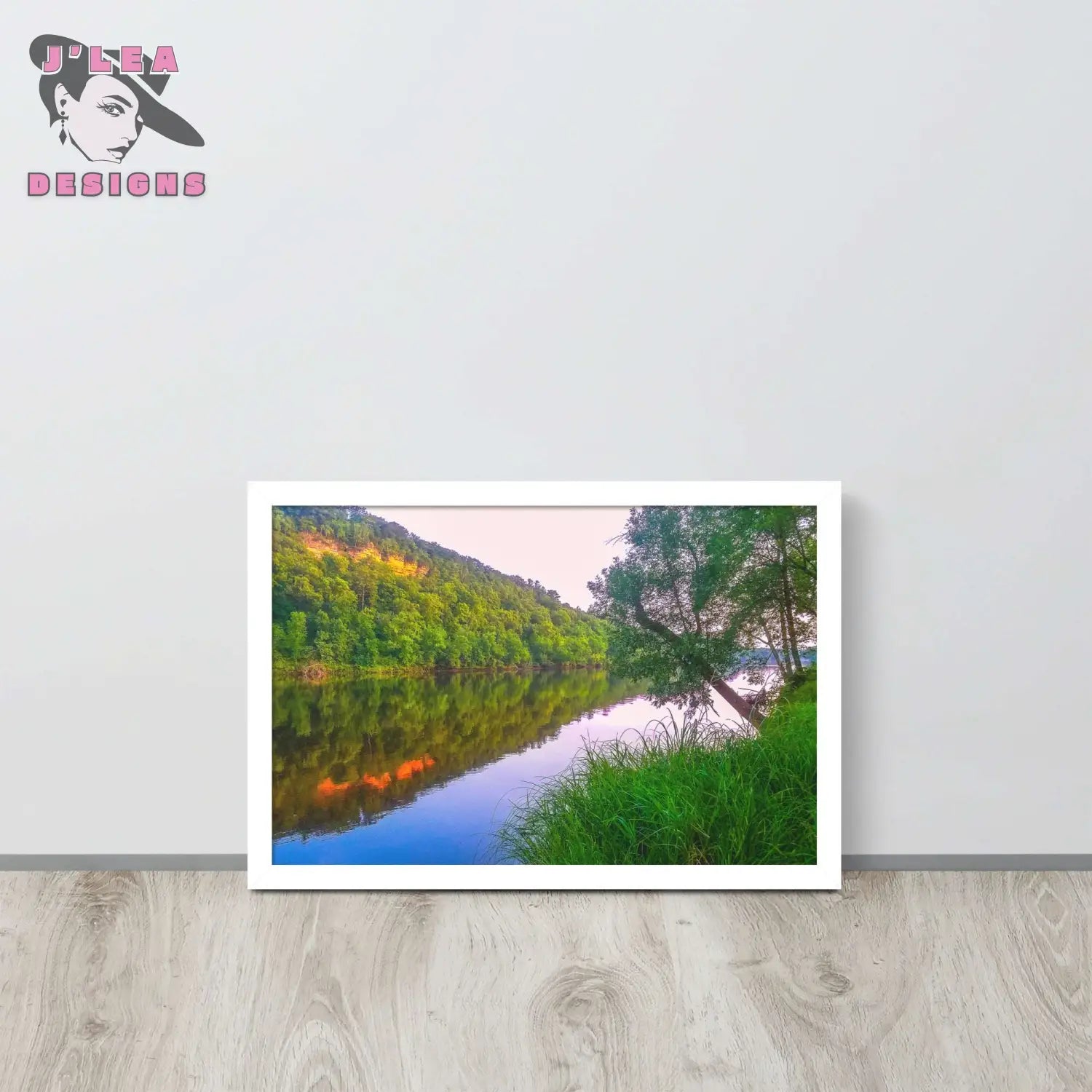 Tranquil Waters: Nature's Reflection | Framed Photography Print - J'Lea Designs