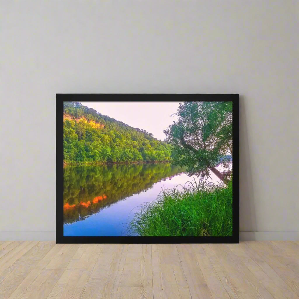 Tranquil Waters: Nature's Reflection | Framed Photography Print - J'Lea Designs