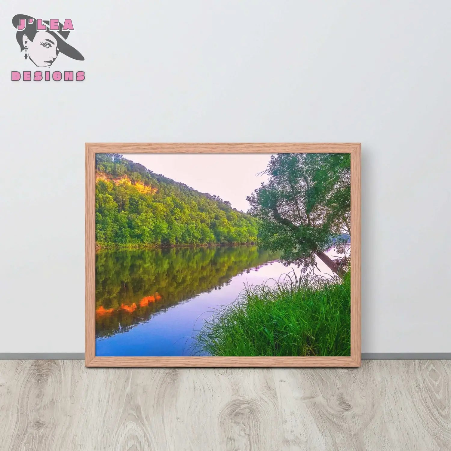 Tranquil Waters: Nature's Reflection | Framed Photography Print - J'Lea Designs