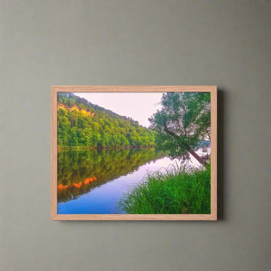 Tranquil Waters: Nature's Reflection | Framed Photography Print - J'Lea Designs