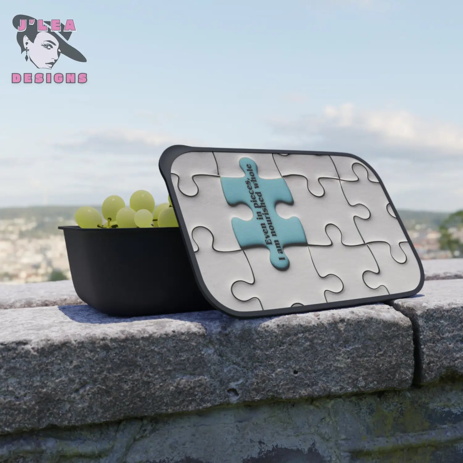 Wholeness in Pieces Affirmation Bento Box Limited Edition Black / 7.4’’ x 5.1’’ x 2.3’’ Accessories