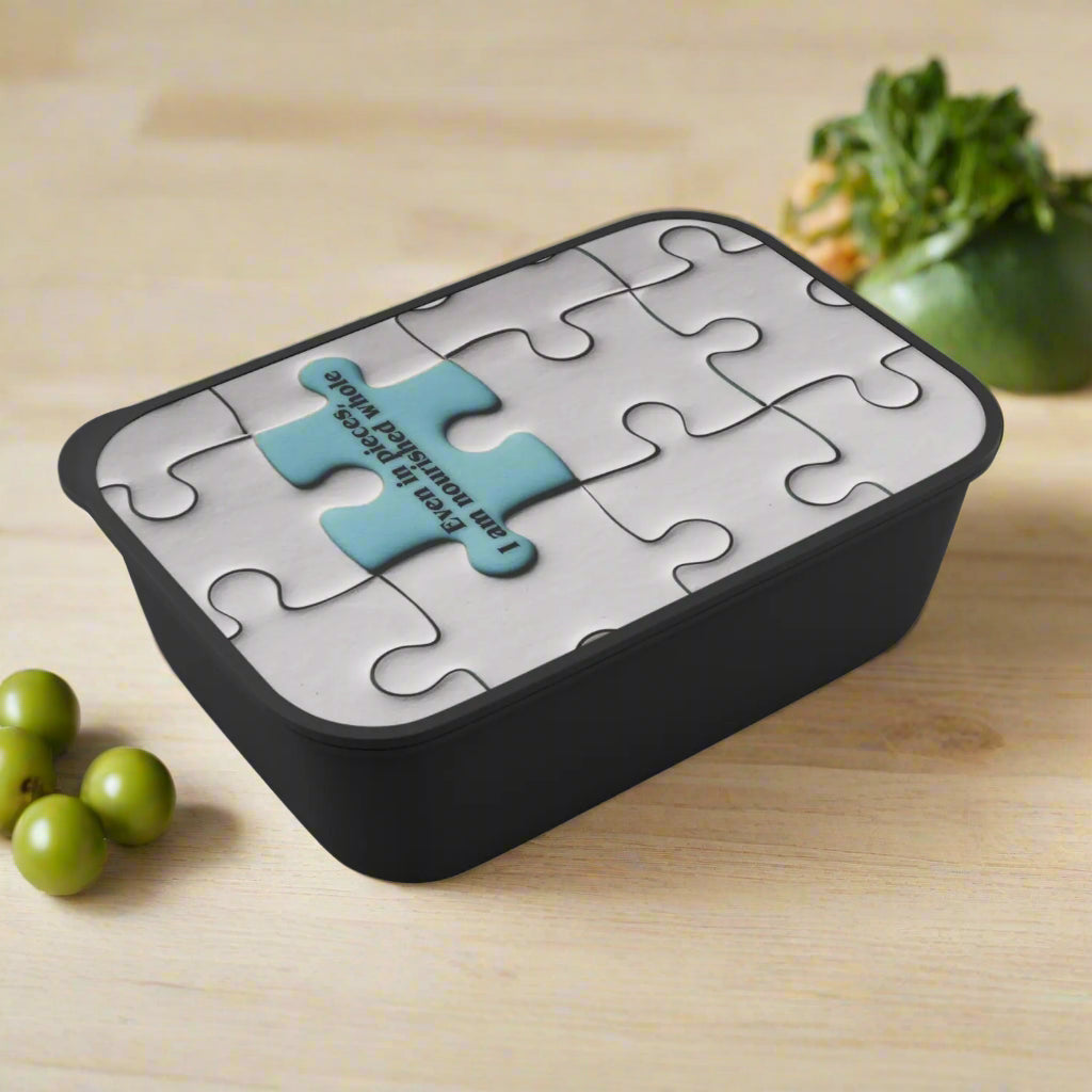 Wholeness in Pieces Affirmation Bento Box Limited Edition Black / 7.4’’ x 5.1’’ x 2.3’’ with Accessories