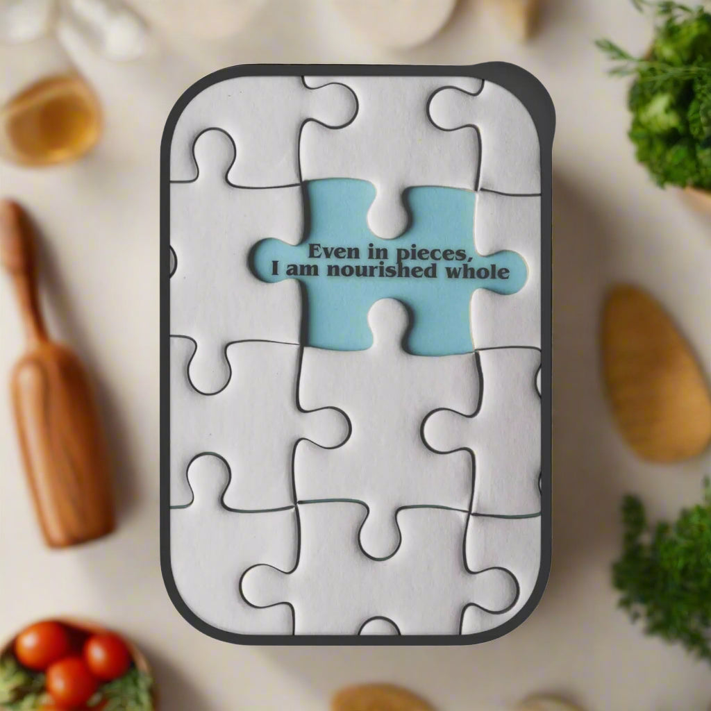 Wholeness in Pieces Affirmation Bento Box Limited Edition Black / 7.4’’ x 5.1’’ x 2.3’’ with Accessories